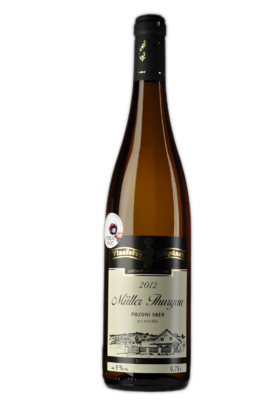 Müller Thurgau pozdní sběr 2012